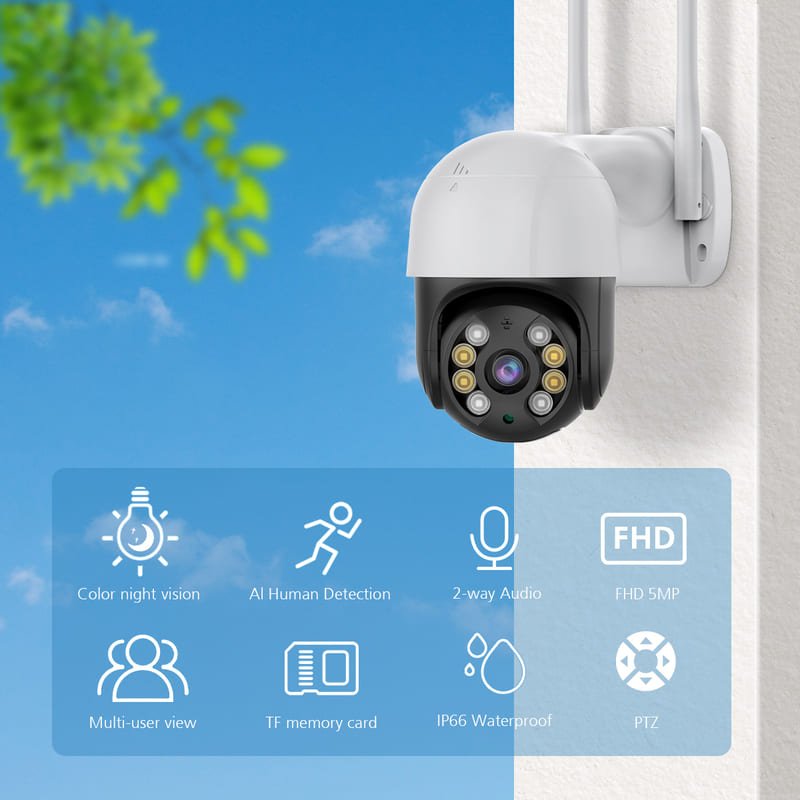 ABQ-A8 PTZ WiFi Camera - A Top Security Camera Manufacturer