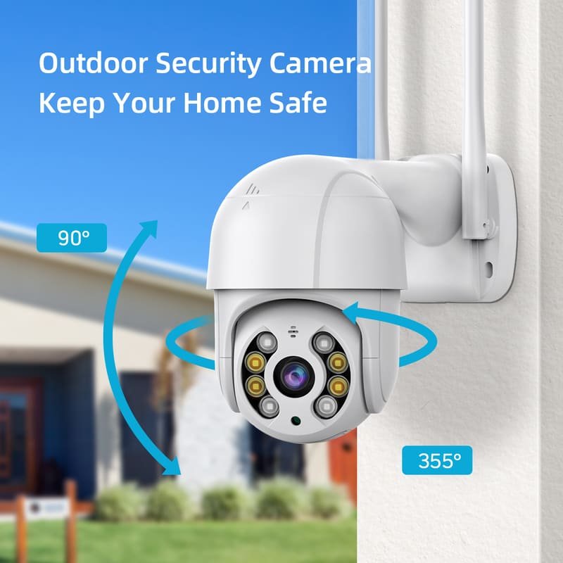 ABQ-A8 PTZ WiFi Camera White - A Top Security Camera Manufacturer