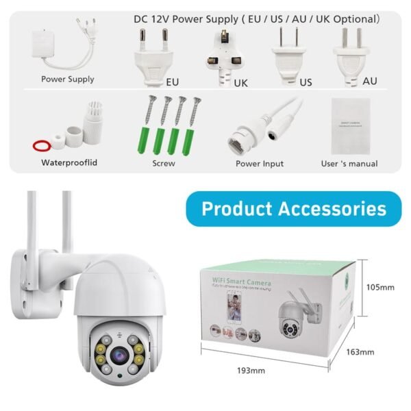 iCSee ABQ A8 Camera - packing