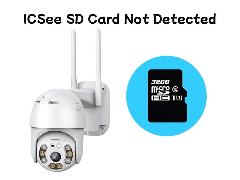 Carte SD ICSee non détectée